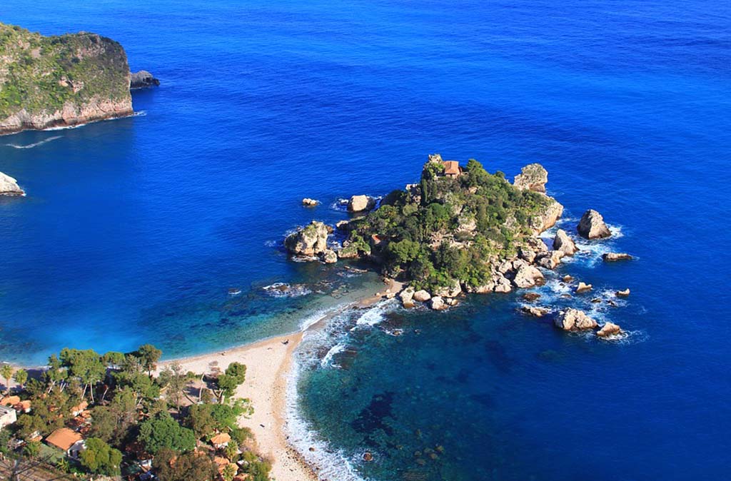 Veduta di Isola Bella - Taormina